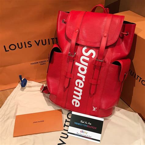 louis vuitton x supreme bag replica|supreme x Louis Vuitton backpack.